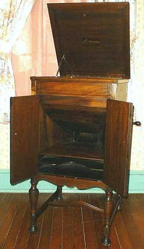 アンティーク　蓄音機　Victor  Victrola CONSOLETTE 　動作品 1927 Antique Wurlitzer Victor Victrola Consolette Phonograph